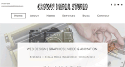 Desktop Screenshot of crownmediastudio.com